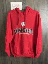 Cadre Wisconsin Badgers Hoodie Sweatshirt Basketball NCAA Men's Size M picture