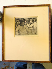 3 Antique Signed Etchings William Hankey And Rafael Nash picture