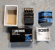 Vintage Boss HM-2 Heavy Metal Distortion Guitar Effects Pedal with Original Box picture