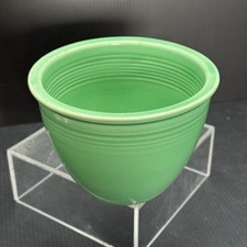 Vintage Fiesta #1 Green Mixing Bowl Inside Rings Wet Foot 1936-38 HLC picture