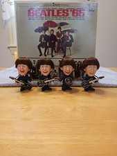 Vintage 1964 BEATLES REMCO SOFT BODY Set of 4 DOLLS With Instruments* picture