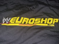 WWE/WWF Euroshop Official Logo 2002 T-Shirt Size XL Limited Edition Rare Vintage picture