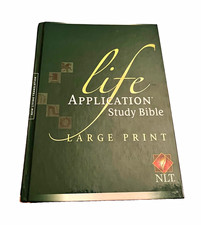 Tyndale Life Application Study Bible NLT Large Type Bonded Leather 2006 picture