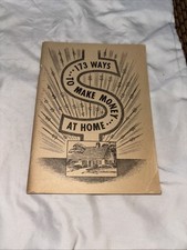 Antique 1949 Modern Handcraft 173 Ways To Make Money At Home Pamphlet Book picture