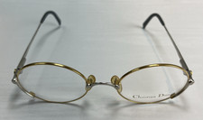 Vintage Christian Dior Eyeglasses CD 2027 44J Gold/Silver FRAMES ONLY 51-20-135 picture