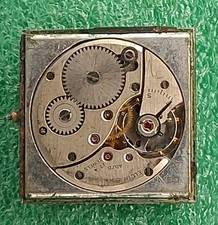 Lot M563 Mens Elgin 687 Fancy Face 17J Manual Wind Movement Vintage Watch Parts picture