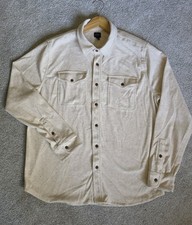 J.Crew Men’s Double-Knit Work Shirt Jacket Natural Heather Large NWT picture
