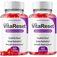 (2 Pack) VitaReset ACV Gummys 1000MG Advanced Vita Reset Supplement 120 Gummies picture