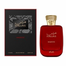 Rasasi Hawas Majestic Eau de Parfum Spray, Regular Size 3.38 fl oz picture