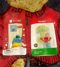 New TONIES Lot of 2 ELMO  COOKIE MONSTER  Audio Characters  NEW & SEALED  picture