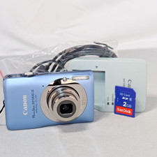 Canon PowerShot Digital ELPH SD1300 IS 12.1 MP Digital Camera - Blue Kit *GOOD* picture