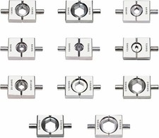 11 Pairs Hydraulic Crimper Dies Set for YQK-70, US Standard 12 AWG to 4/0 AWG, H picture