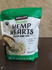 New Kirkland Organic Hemp Hearts Shelled Seeds - 32 Ounce Bag, Healthy Cooking picture