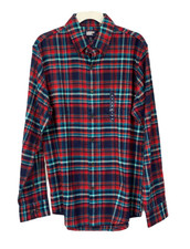 Lands End Mens Heritage Plaid Flannel Shirt, S, M, L, XXL, NWT SHIPS FREE picture