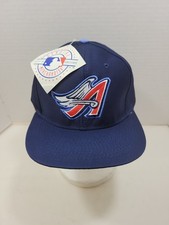 ​Vintage 90s Anaheim Angels Logo 7 Snapback Hat NWT MLB Winged A Disney Era picture