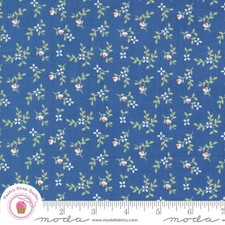 Moda CALI & CO 29192 41 Blue Floral COREY YODER Quilt Fabric picture