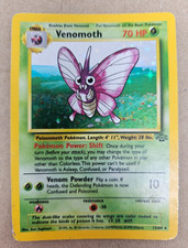 Venomoth 13/64 Holo Rare Unlimited Jungle DMG picture