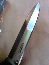 Cold Steel Counter Point XL Pocketknife Black Plain Spear 6 Inch picture