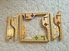 Pegs & Jokers Up to 8 Player Board Game w/ 4 Decks Poker Cards  12