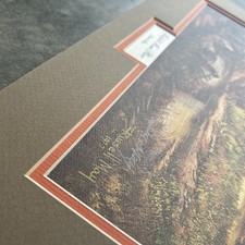 Vintage 1977 Print Set Hatfield and McCoy Home Place Diptych Signed Russell May picture