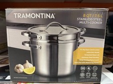 NEW Tramontina Stainless Steel 8-Quart Multi-Cooker with Pasta Insert picture