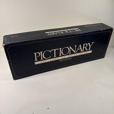 1985 Pictionary 1st Edition Charades Game Complete in Very Good Cond  picture