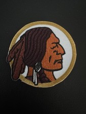 VINTAGE CLASSIC WASHINGTON REDSKINS THROWBACK HELMET LOGO PATCH NEW-OLD STOCK picture