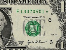 2003a $1 Federal Reserve STAR NOTE Atlanta District Gem Uncirculated picture
