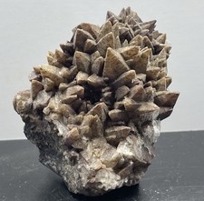 Chocolate Dogtooth Calcite Crystal Cluster Specimen 395g picture