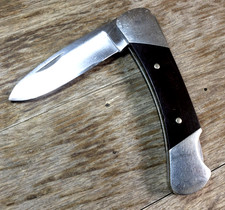 Vtg Script Buck 500 Folding Knife Pre 1986 USA picture