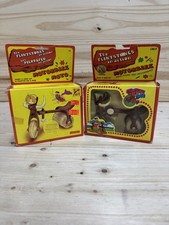 Vintage 1985 The Flintstones in Action Stone Age Motorbike Toy Irwin D-Toys Lot picture