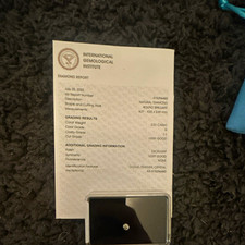 IGI Certified Natural Round Brilliant Diamond 0.31ct H I1 Very Good Cut picture