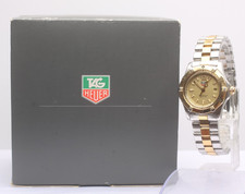 [EXC+6 w/Box] Tag Heuer Professional WK1321 Gold Dial 29mm Women's Quartz Watch picture