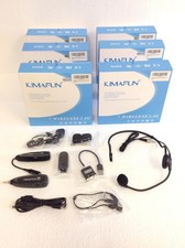 6x NEW KIMAFUN G102-3 2.4G Wireless In-Ear Microphone w/ Accessories  picture