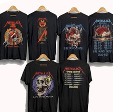 HOT #Metallica Life Burns Faster 2026 2027 Las Vegas Merch Tee picture