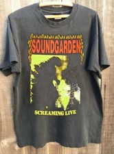 Soundgarden 1989-90 Screaming Live Charcoal Unisex Tshirt S-5XL WA0087 picture