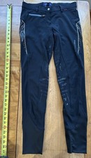 B Vertigo Black Breeches Riding Pants US26 GB12 F40 picture