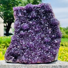 4.82LB High Quality Natural Amethyst quartz cluster crystal specimen Healing picture