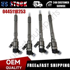 4pcs Diesel Fuel Injector for 33800-27800 Hyundai Kia 2.2L 0445110253 0445110254 picture