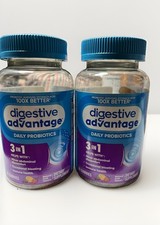 Digestive Advantage Daily Probiotics 3 in 1 60 Gummies Pack of 2 Exp 03/31/2028 picture