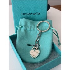 TIFFANY & CO. 925 Silver Heart “Please Return to Tiffany & Co.” + Pouch & Box picture