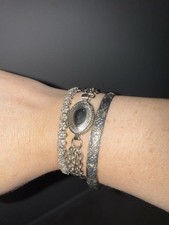 Vintage Silver Bracelet Lot | Avon + Rhinestone + 925 Mexico  picture
