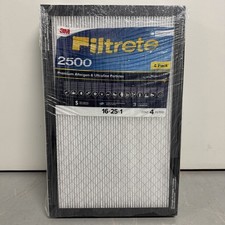 Filtrete 16x25x1 Air Filter MPR 2500 MERV 14 4-Pack HVAC Furnace Open Box picture