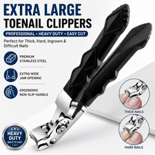 Professional Extra Large Toe Nail Clippers For Thick Nails Heavy Duty Stainless picture