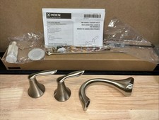Moen T6420BN Eva 1.2 GPM Deck Mount Faucet  Trim Kit-Drain Part - Brushed Nickel picture