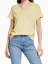 Madewell V-Neck Tee in Yellow picture