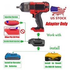 1 Adapter Fits Hercules/Dewalt 20v MAX XR Li-Ion Batteries To for Bauer 20v Tool picture