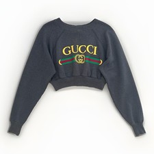 Vintage Gucci Cropped Top Women's Size Large Original Pannill Made In USA 80s picture