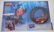 Vintage 1985 Marvel Secret Wars Trade Ad Print Poster Toy Vehicle Promo Display picture