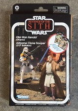 Star Wars Vintage Collection Obi-Wan Kenobi & 212th Airborne Trooper 2-Pack 3.75 picture